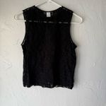 DKNY Y2K Size Small Black Grunge Sexy Lace Going Out Sleeveless Top Photo 1