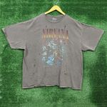 Urban Outfitters Nirvana MTV Unplugged in New York Grunge Band Distressed T-Shirt Size O/S Photo 0