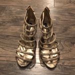 White House | Black Market  snake skin sandals Photo 2