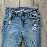 Old Navy Light Blue Distressed Skinny Jeans Photo 2