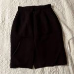 laura madrigano brown pencil skirt size 4 Black Photo 5