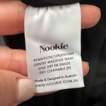 Nookie NWT Black Cupid Strapless Satin Ruched Mini Dress Sz M Photo 4