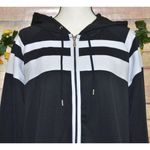 AVX Women's 26W Black & White Athletic Zip Up Hoodie Jacket Pockets Casual Warm Size undefined Photo 5