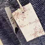 Hem & Thread  shorts knit fray embroidered trim at hem‎ small NEW boho hippie Photo 4