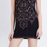 Free People  mandala beaded mini dress Photo 0