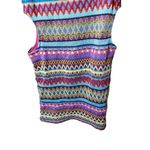 Mags & Pye Embroidered Knit Cut Out Body Con Dress M Pink Size M Photo 2