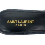 Saint Laurent YSL Tribute Mule Flat Sandal in Denim Deep Navy Jean Size 40 Photo 11