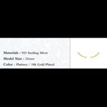 Boutique NEW Silver Round Bead Ear Climbers | 18kgp S925 Photo 6