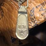 MCM Cognac Vicetos Heritage Top Zipper Closure Shoulder Bag Authentic EUC Photo 9