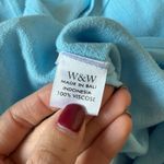 Walker & Wade Blue Viscose Button Down Shirt Oversized Long Sleeve Top XS Photo 7