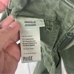 Paige  size 25 Maysle joggers Olive Green Casual Pants ankle Photo 3