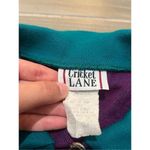 Cricket lane vintage paisley quilted collared pullover sweater size xlarge Blue Photo 5