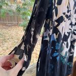 Maeve Anthropologie  Shaded Garden Mini Shift Dress Blue Floral Size XS Photo 4