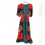 World Market Vibrant Floral Maxi Dress Red Size undefined Photo 1