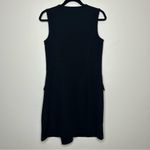 Naked Cashmere Black Sleeveless Double Button Dress Pockets Women Size Large NWT Photo 1