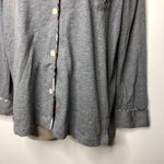 Lauren Ralph Lauren grey button down pj top S A2 Gray Photo 3