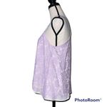 The Impeccable Pig  small womens sleeveless v neck lavender lined dressy tank top Photo 1