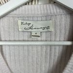 Vintage Havana Womens Cream Small Pullover Sweater Small lace up soft v-neck Photo 1