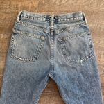 Frame  Le Orginal Jeans High Rise Distressed Button Fly Cascade Blue Rips Size 25 Photo 6