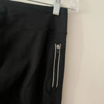 Victoria's Secret Victoria’s Secret VSX Capri Knockout Leggings Black and Gold Shimmer Photo 3