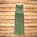 Mac Duggal  93915 Green Hand Embellished Strapless Gown Dress Photo 4