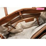 Michael Kors Jet Set Saffiano Leather Tote Bag Luggage Large Big Shoulder Purse Photo 8