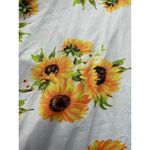 Source Unknown Women's Sunflower Print Spaghetti Strap Mini‎ Dress Size L Summer Casual Photo 4