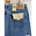 Levi's  501 Jeans Womens 32 X 26 Cropped Straight Leg High Rise Distressed Photo 4