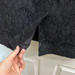  Floral Lace Black Knee Length Pencil Skirt NWT 2 JCrew Photo 7