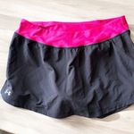 Under Armour  Athletic Skort Skirt Golf Tennis Womens Large 1271550 Pink Gray Run Photo 0