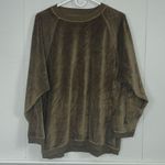 Aerie Soft Olive Green Oversized Crewneck Sweater Size Small Photo 1