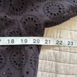 Barbour  Hazel black eyelet 100% cotton midi maxi cottage dress 8 Photo 13