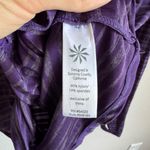 Athleta Purple Gray Stripe Long Sleeve Athletic Top Womens L Sporty Workout Photo 4