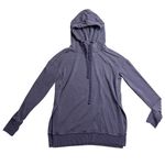 Athleta Sayulita Funnel Neck Hoodie Womens Size XXS Pullover Regal Plum Purple Photo 0