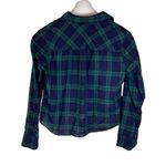 J.Crew Womens Plaid Blue Green Waist Tie Preppy Top Size Medium 100% Cotton Photo 1