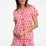 Roller Rabbit  Watermelon Monkey Polo Pajama Set Medium New  Photo 0