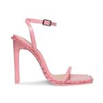 Steve Madden Steve Madden Zelle Square Toe Rhinestone Heels in Pink Size 9 Photo 10