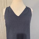 Old Navy  Women Navy‎ Blue Patterned V-Neck Shift Tunic Relaxed Fit Dress Size S Photo 1