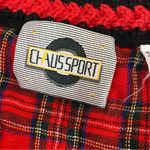 Vintage Chaus Sport Red Preppy Academia Button Up Cardigan Sweater Size M Photo 10