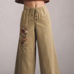 Anthropologie Pilcro Embroidered Wide Leg Pants Photo 0