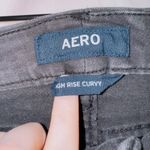 Aeropostale AERO black wash denim distressed curvy high rise jeans size 0 Photo 1