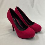 mix no. 6  hot pink stiletto suede pumps Photo 0