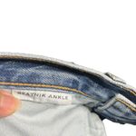 SLVRLAKE Beatnik Ankle Cropped High Rise Slim Leg Jeans Blue Women’s Size 23 Photo 8