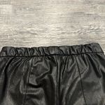 BCBG Maxazria XS stretch soft faux leather pant leggings accented w/ raised hem Photo 8