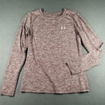 Under Armour  HeatGear Womens XS Loose Fit Long Sleeve Athletic Shirt Burgundy Photo 0