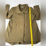 Habitat  Shacket Womens Size S Green Box Quilt Snap Button Jacket Casual‎ Sweater Photo 2