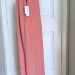 Treasure & Bond Pink Rosette Woven Maxi Dress Sz M Spaghetti Strap Designer New Photo 6