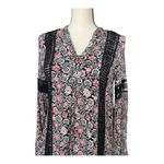 Knox Rose  Boho Crochet Bell Sleeve Floral Dress Size XS Photo 5