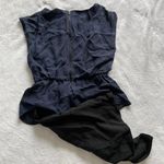 Alice + Olivia Employed Silk Peplum Dress Photo 4