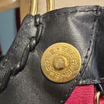 Sharif Multicolor Leather Woven Tote Black Photo 8